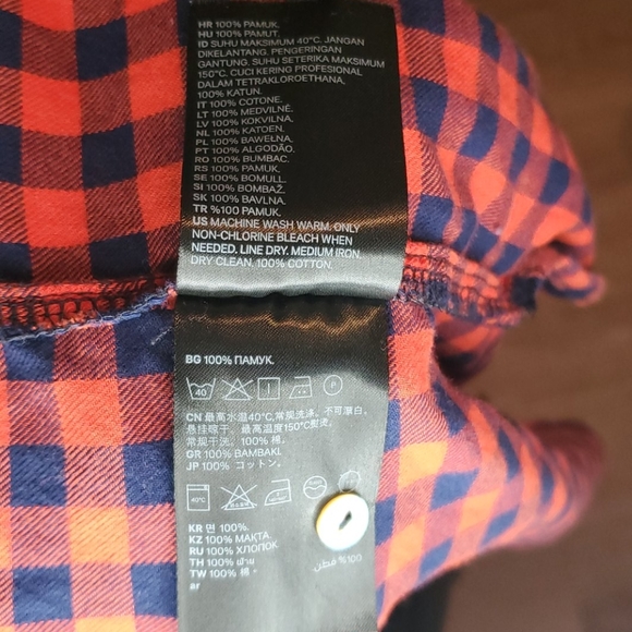 H&M Plaid Button Up Shirt - Picture 5 of 11